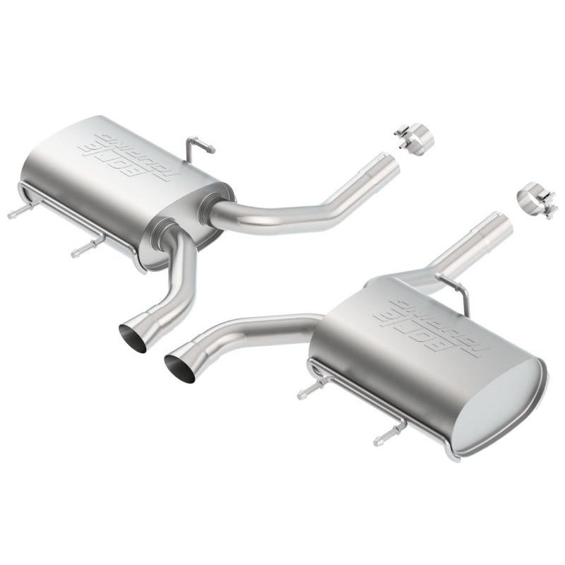 Borla 11-14 CTS Coupe V6 3.6L AT RWD/AWD Dual Ctr Rear Exit Touring Exhaust (REAR SECTION ONLY)-SR1 Performance