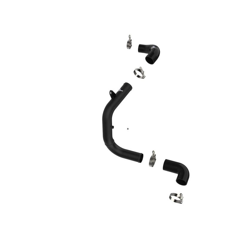 aFe Bladerunner 2.5in Aluminum Tube Hot Charge Pipe Black 2Volkswagen 22-23 GTI (MKVIII) L4-2.0L (t-SR1 Performance