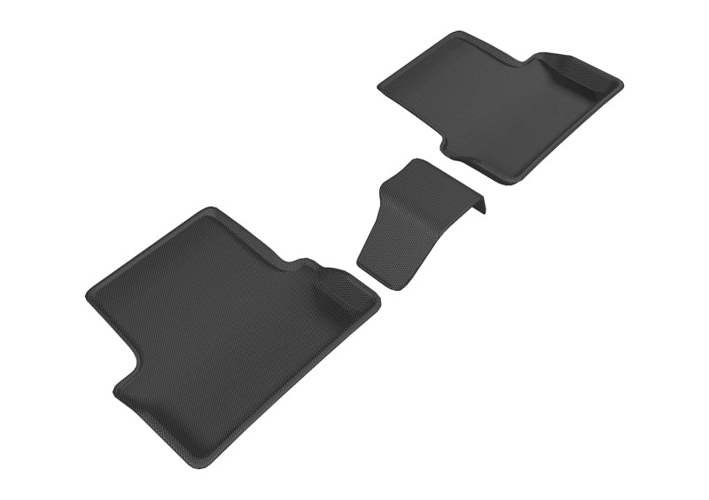 3D MAXpider 2016-2019 Buick Cascada Kagu 2nd Row Floormats - Black-SR1 Performance
