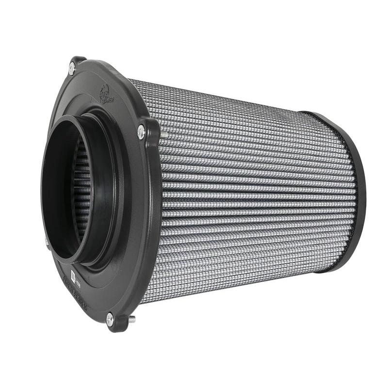 aFe Quantum Pro DRY S Air Filter Flat Top - 5in Flange x 9in Height-SR1 Performance