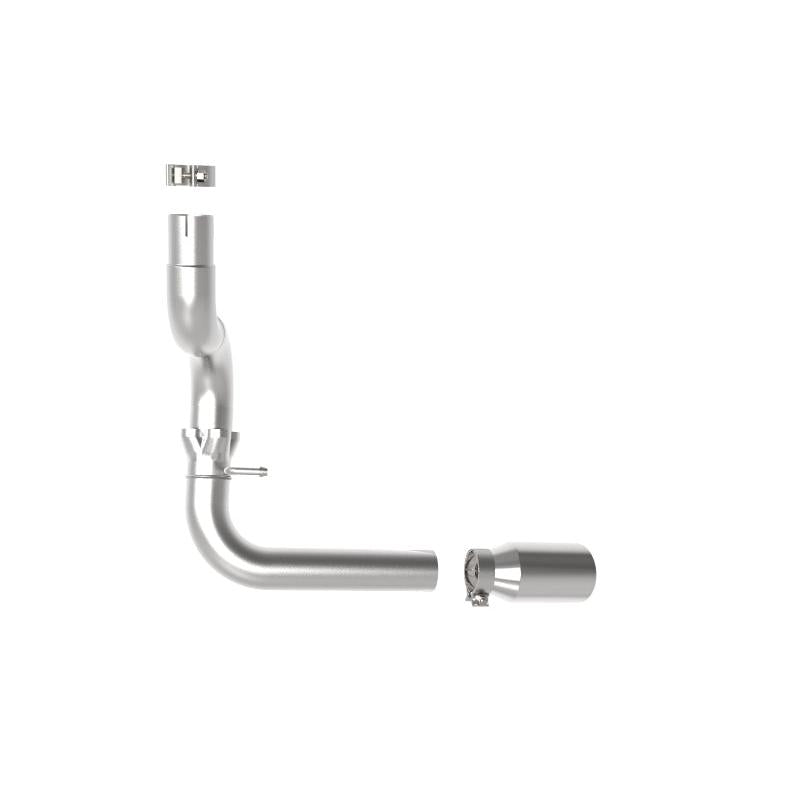 aFe 20-21 Jeep Wrangler Large Bore-HD 3in 304 Stainless Steel DPF-Back Exhaust System - Polished Tip-SR1 Performance
