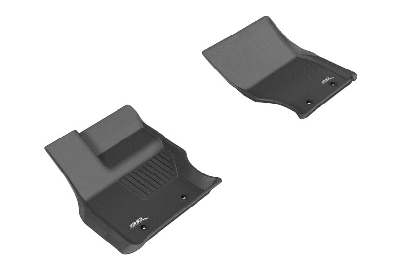 3D MAXpider 2013-2020 Land Rover Range Rover/Range Rover Sport Kagu 1st Row Floormat - Black-SR1 Performance