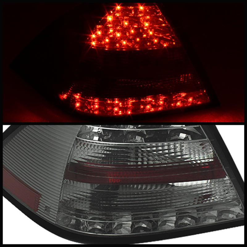 Spyder Mercedes Benz W203 C-Class 05-07 4DR Sedan LED Tail Lights Smoke ALT-YD-MBZC05-LED-SM-SR1 Performance