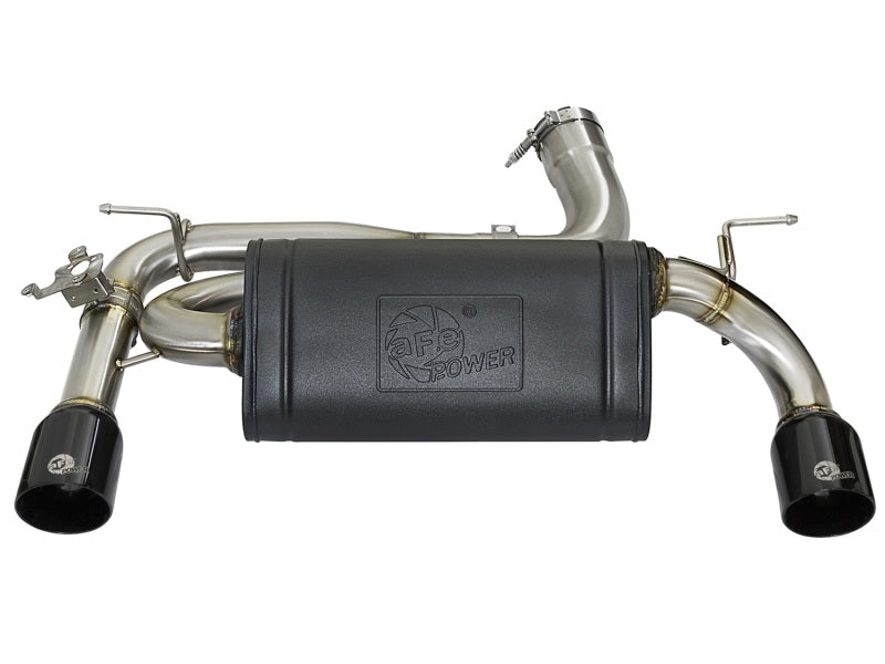 aFe MACHForce XP Exhausts Axle-Back 12-15 BMW 335i 3.0T (SS w/Black Tips)-SR1 Performance