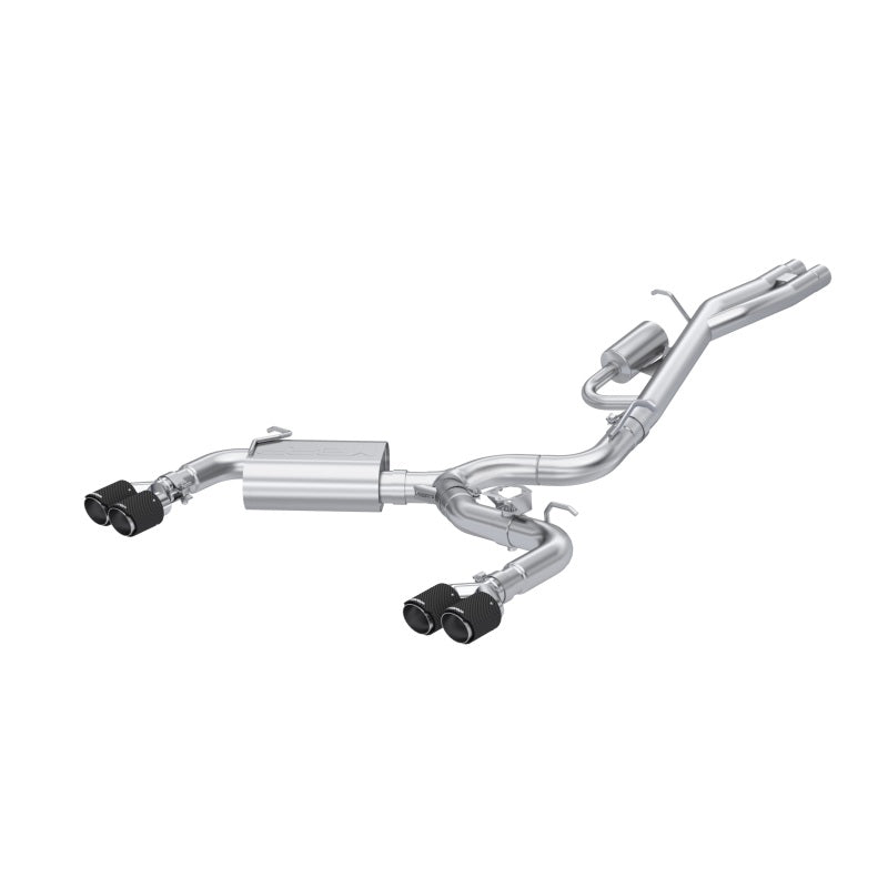 MBRP 2017-2020 Audi RS3 3in Cat-Back Exhaust Dual Split Rear w/ Carbon Fiber Tips-SR1 Performance