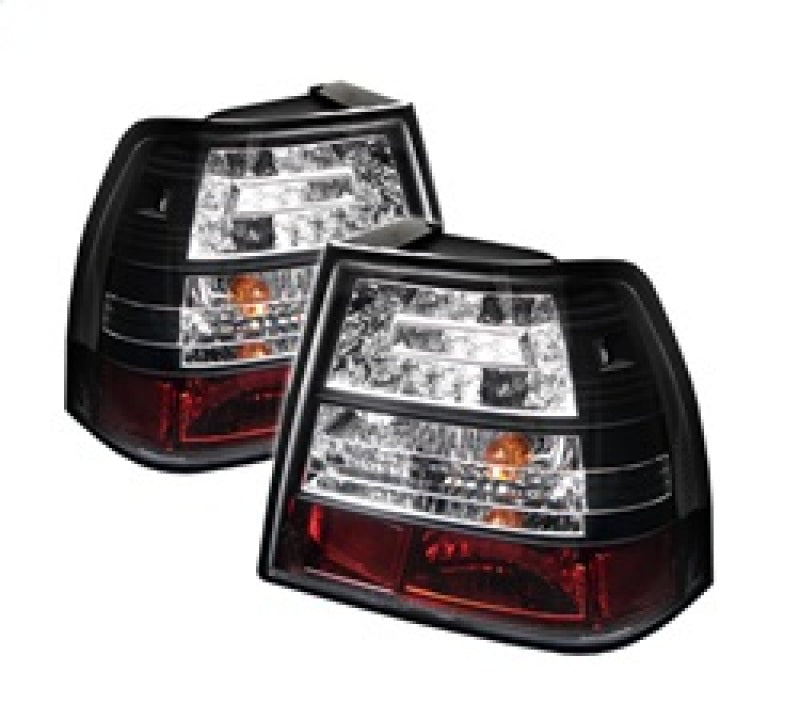 Spyder 99-04 Volkswagen Jetta Sedan (Excl Wagon) LED Tail Lights Black ALT-YD-VJ99-LED-BK-SR1 Performance