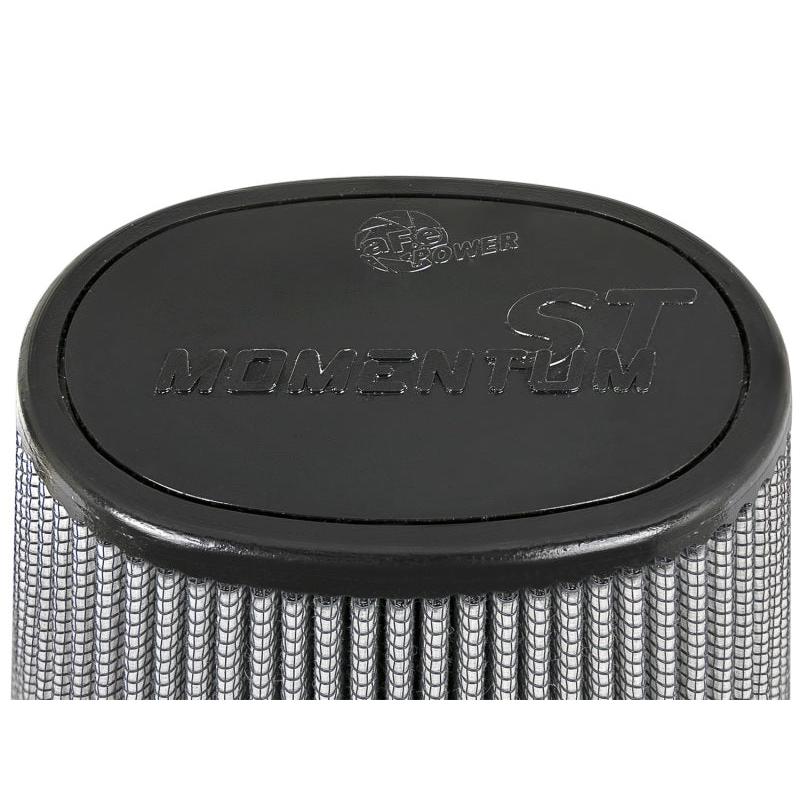 aFe Magnum FLOW Pro DRY S Universal Air Filter F-4in. / B-(8X6.5) MT2 / T-(5.25 X 3.75) / H-7.5in.-SR1 Performance