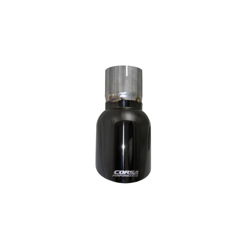 Corsa 2009-2019 Single Universal 3.0in Inlet / 4.5in Outlet Black PVD Pro-Series Tip Kit-SR1 Performance