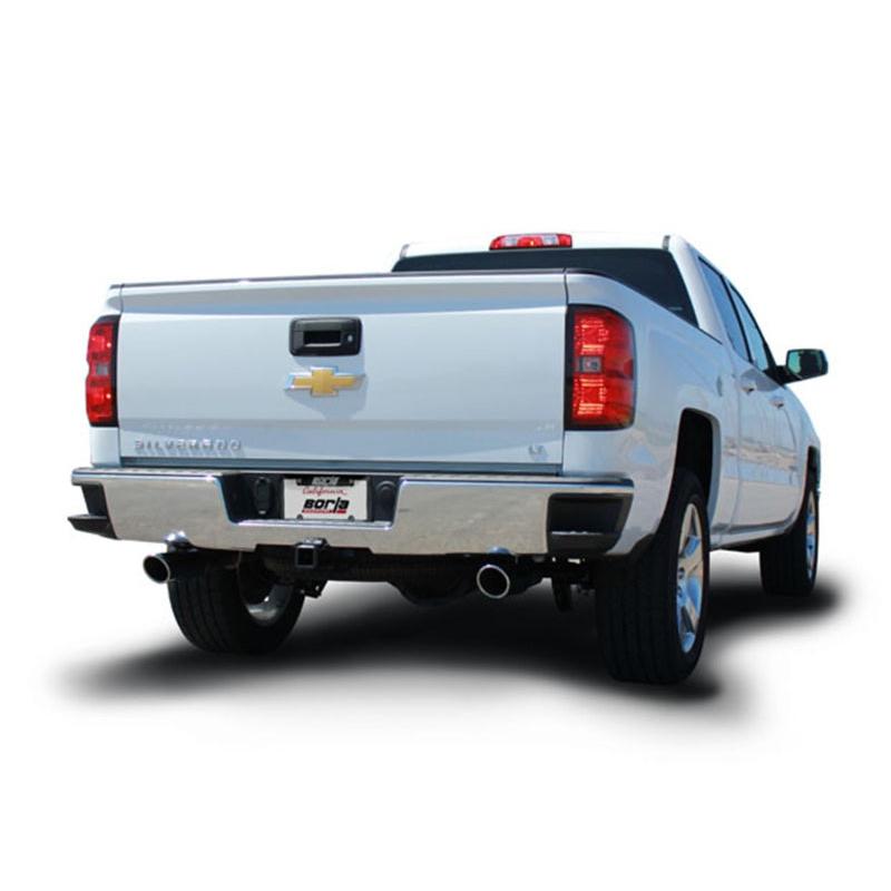 Borla 14 Silv/Sierra 1500 EC Std/CC Short 143.5in WB ATAK Single Split Rear Exit Cat-Back Exhaust-SR1 Performance