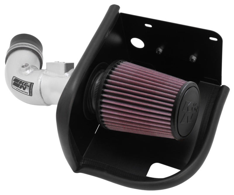 K&N 11-12 Ford Fiesta 1.6L L4 Silver Typhoon Performance Intake-SR1 Performance