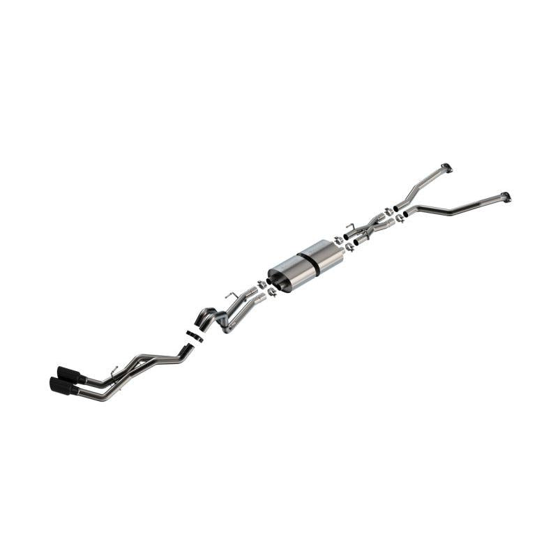 Borla 22-24 Toyota Tundra 3.4L V6 (Inc. Hyb.) Ext. Cab/STD Bed/145.7in WB S-Type Cat-Back - Blk Chrm-SR1 Performance