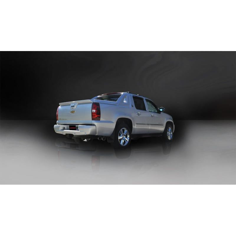 Corsa 2009-2013 Chevrolet Suburban 1500 5.3L V8 Polished Sport Cat-Back Exhaust-SR1 Performance