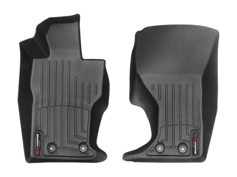 WeatherTech DigitalFit Front FloorLiners for Mazda MX-5 Miata and Fiat 124 Spider – Black, Part #448471