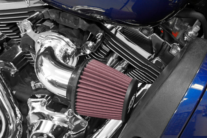 K&N 01-15 Harley-Davidson Touring 96 / 103 / 08-15 Bright Aircharger Performance Intake-SR1 Performance