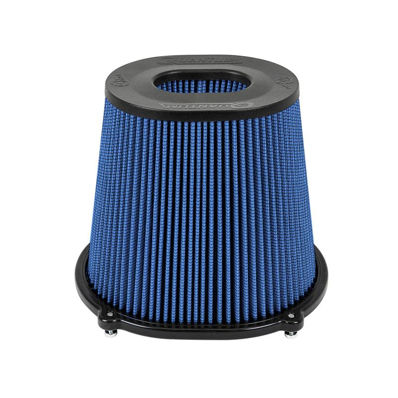 aFe Quantum Pro-5 R Air Filter Inverted Top - 5in Flange x 8in Height - Oiled P5R-SR1 Performance