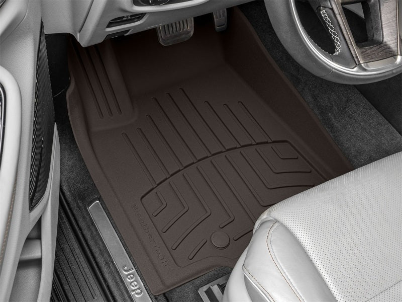 WeatherTech FloorLiner HP for Jeep Grand Cherokee L 2021-2022, Cocoa, Front