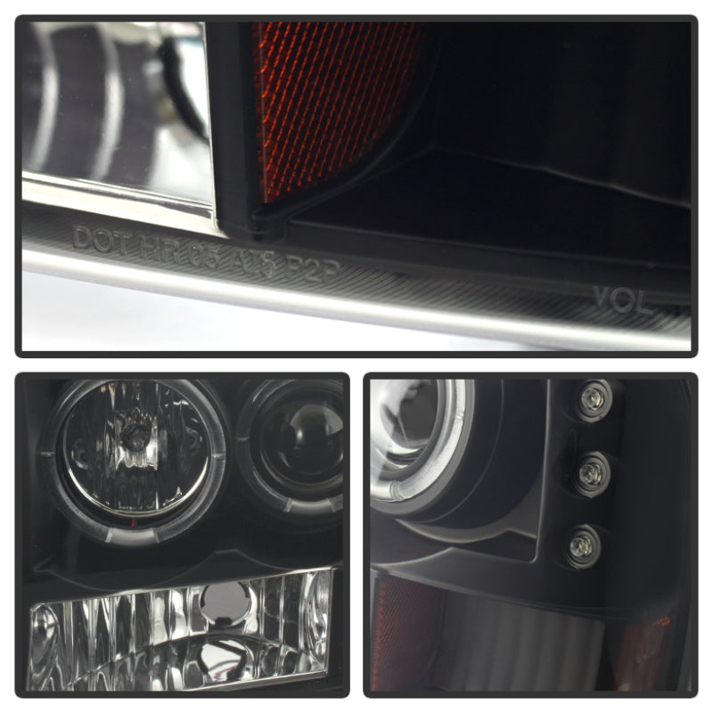 Spyder Ford F250 Super Duty 99-04 Projector Version 2 LED Halo LED Blk Smke PRO-YD-FF25099-1P-G2-BSM-SR1 Performance