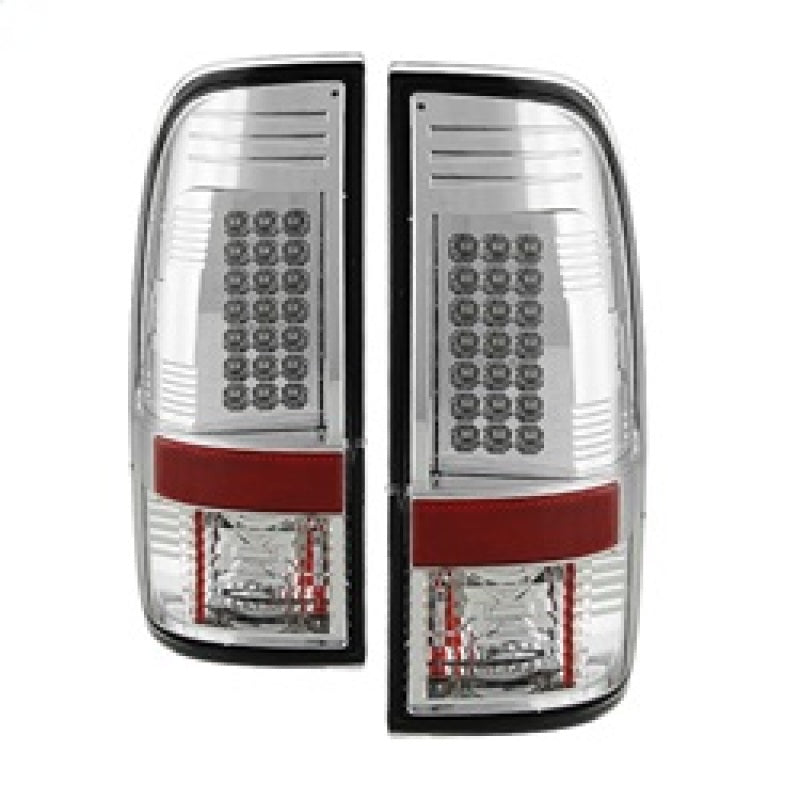 Spyder Ford Super Duty 08-15 LED Tail Lights Chrome ALT-YD-FS07-LED-C-SR1 Performance