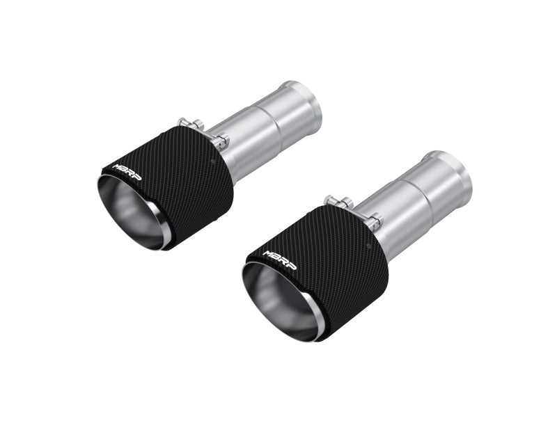 MBRP 2025+ RAM 1500 3.0L 5in. Dual Tips - Carbon Fiber-SR1 Performance