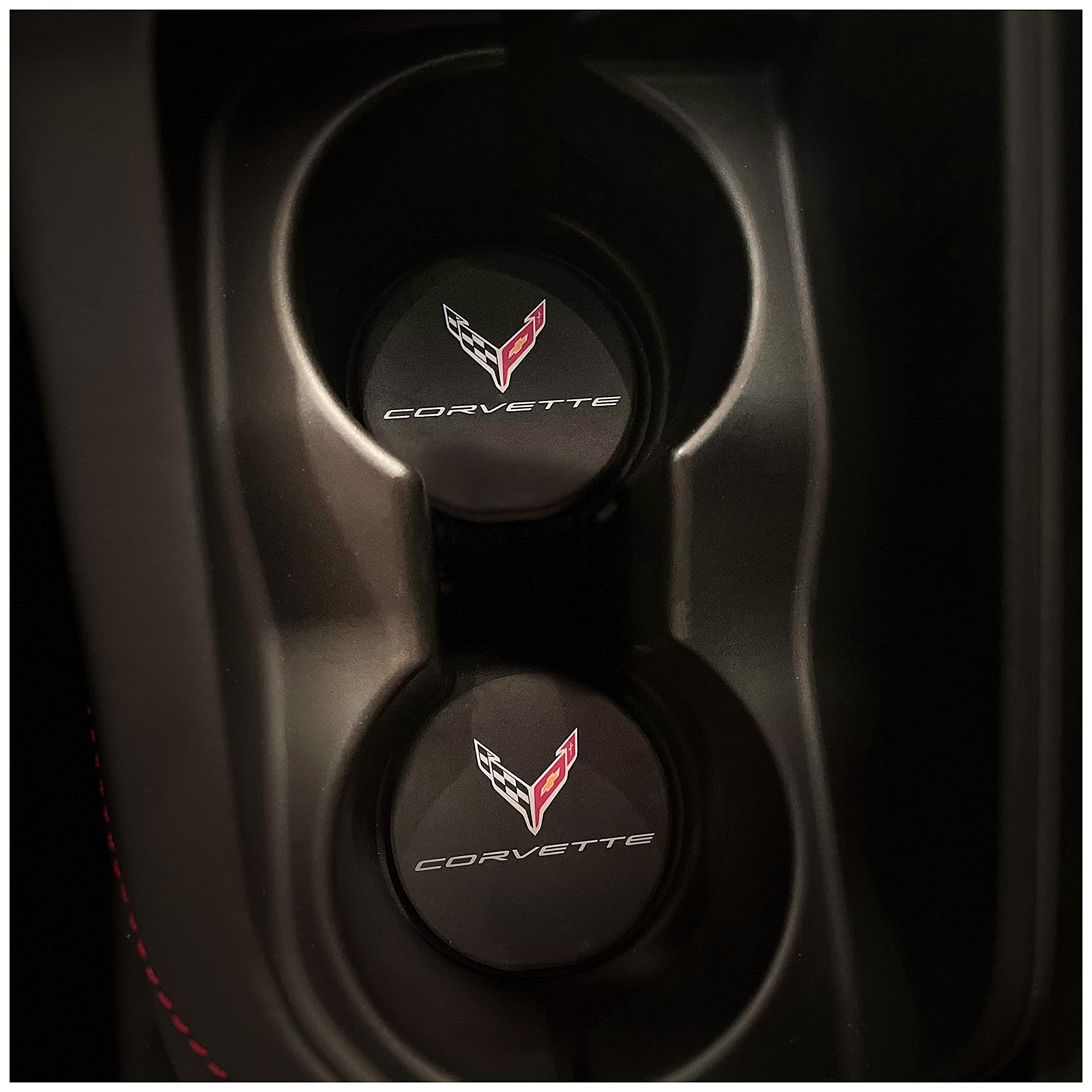 C8 Corvette Cup Holder Coaster Inserts - Set of 2-SR1 Performance