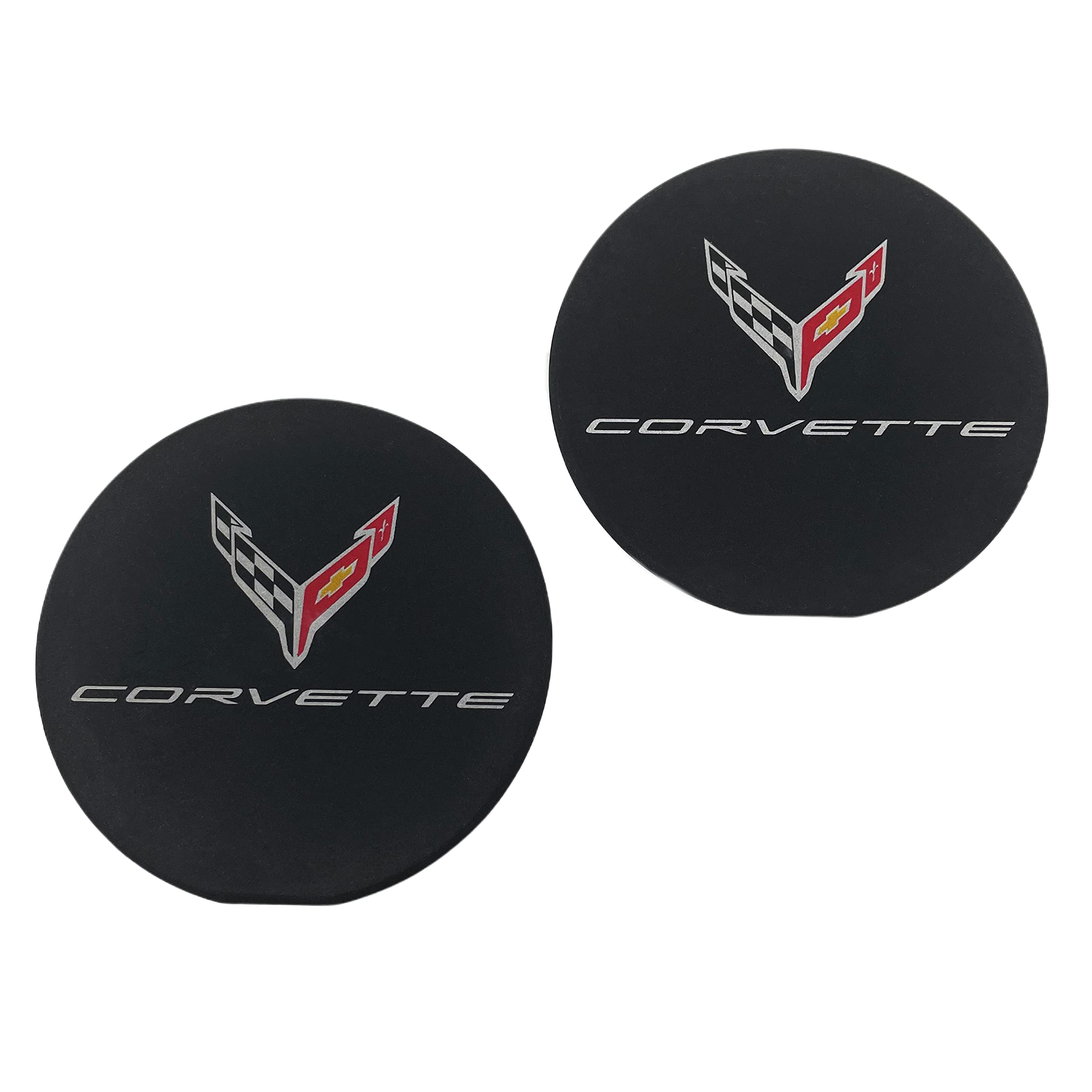 C8 Corvette Cup Holder Coaster Inserts - Set of 2-SR1 Performance