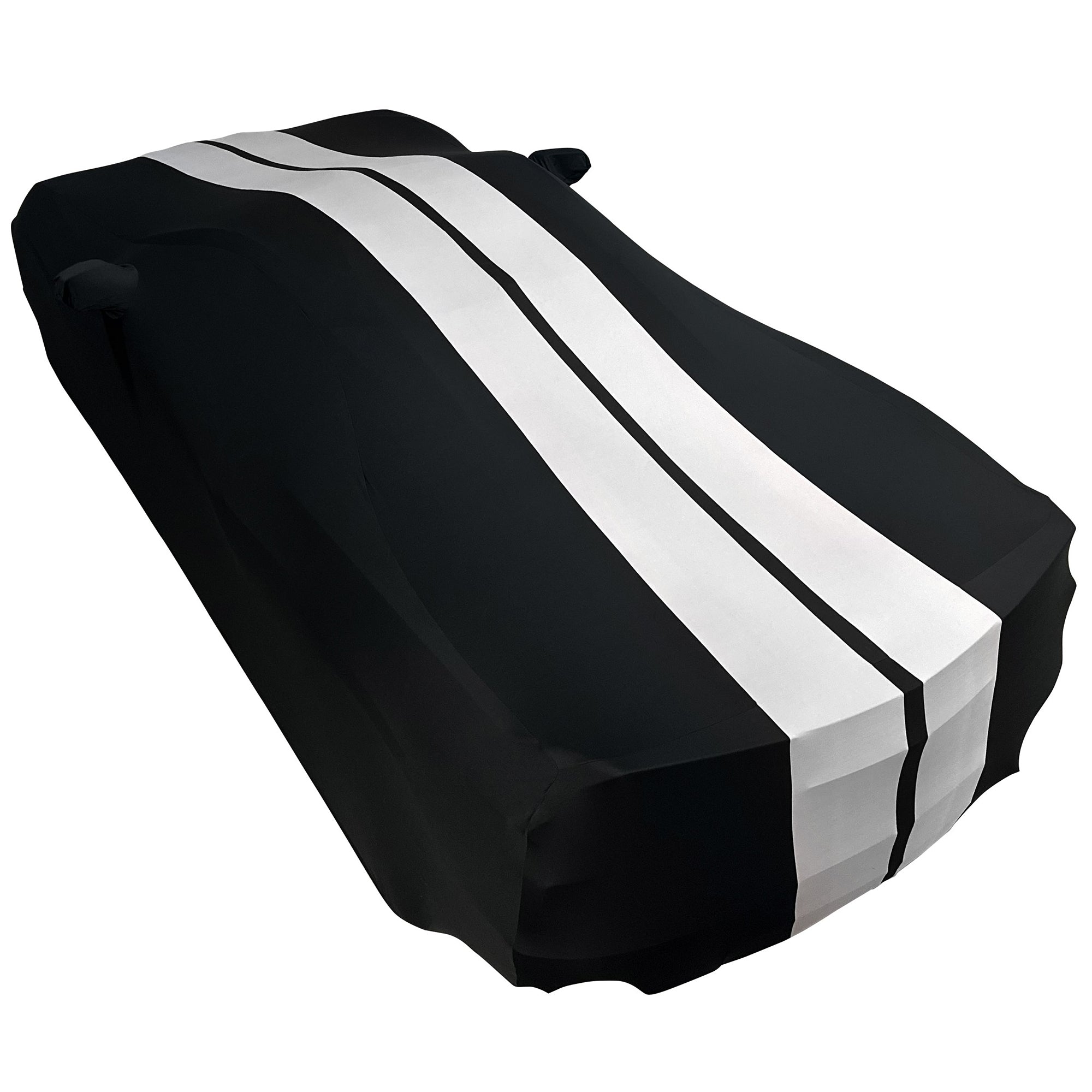 2020-2024 C8 Corvette Ultraguard Stretch Satin Indoor Car Cover with Stripes-SR1 Performance