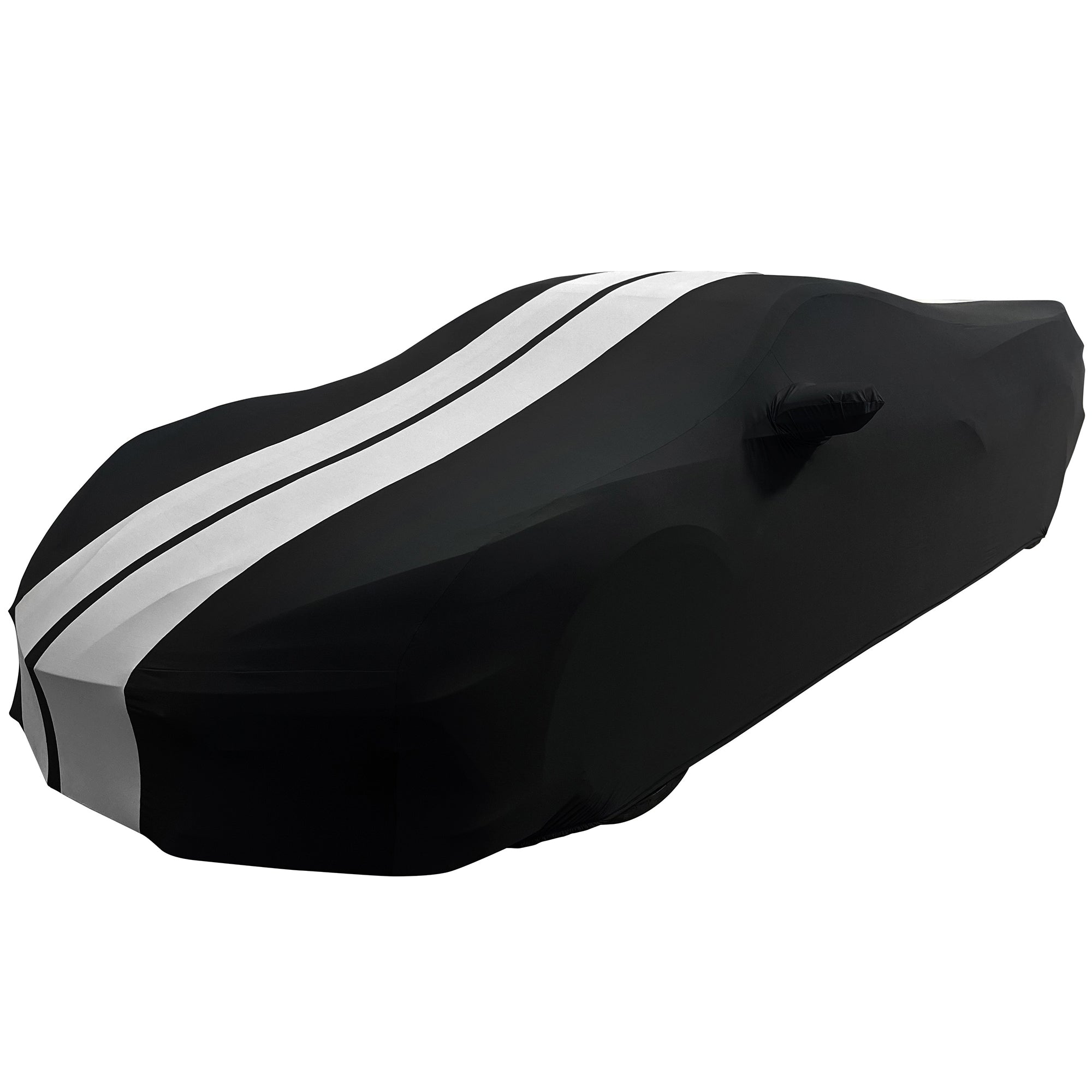 2020-2024 C8 Corvette Ultraguard Stretch Satin Indoor Car Cover with Stripes-SR1 Performance