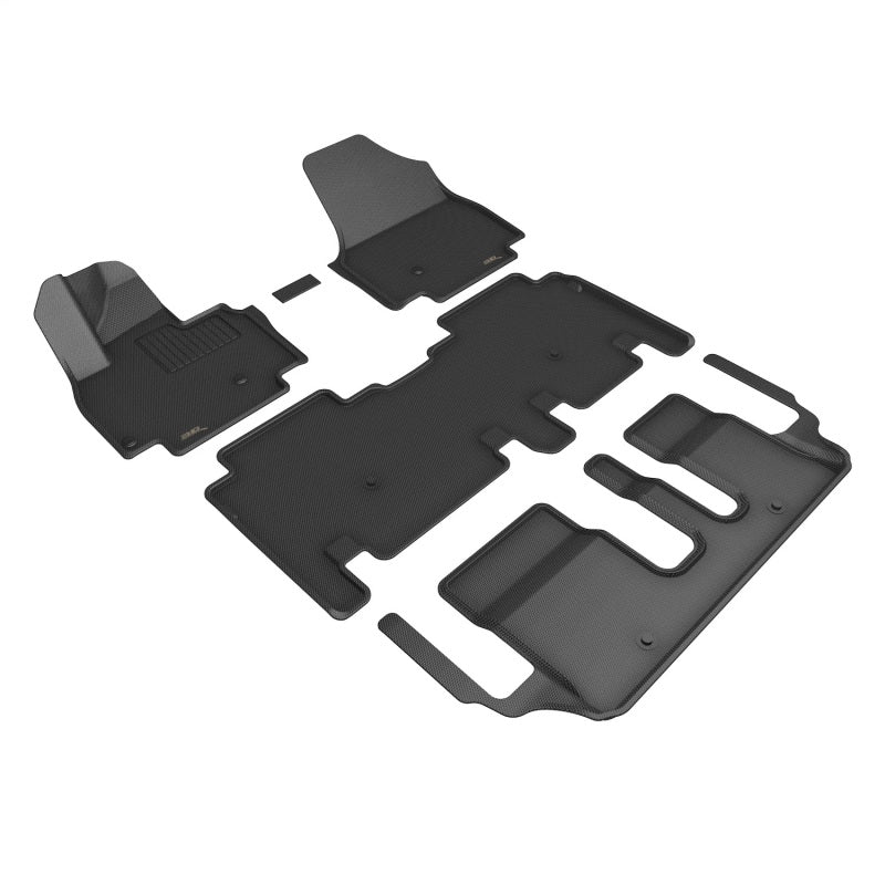 3D MAXpider 2024 Kia EV9 7-Seater Kagu Black - 1st/2nd/3rd Row-SR1 Performance