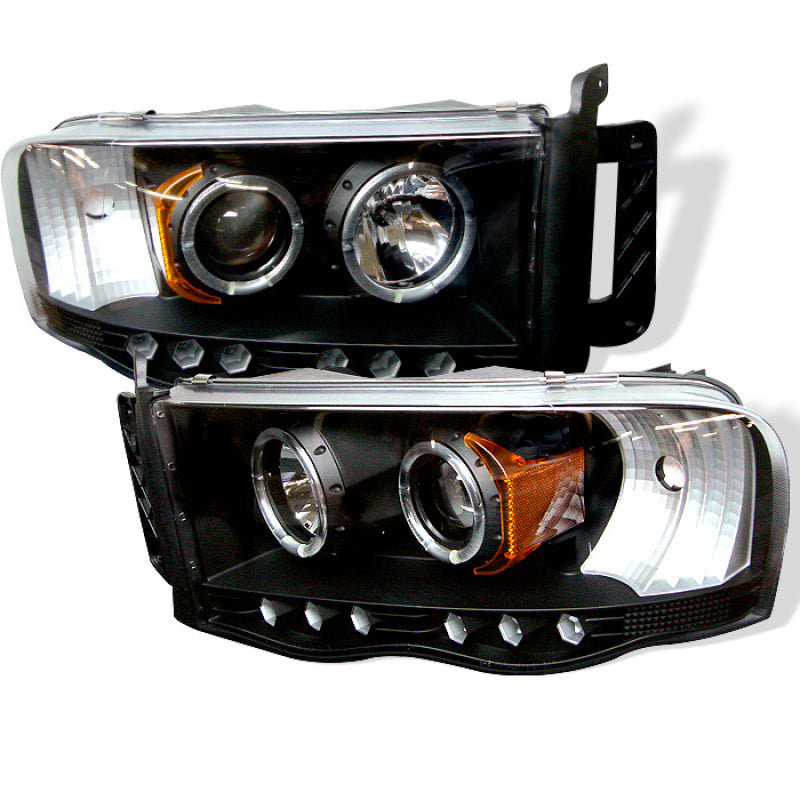 Spyder Dodge Ram 1500 02-05/Ram 2500 03-05 Projector Headlights LED Halo LED Blk PRO-YD-DR02-HL-BK-SR1 Performance