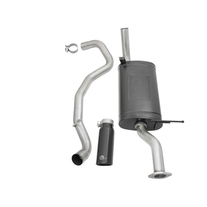 aFe MACHForce XP 2-1/2in 304 SS Cat Back Exhaust w/ Black Tips 2001-2016 Nissan Patrol (Y61) 4.8L-SR1 Performance