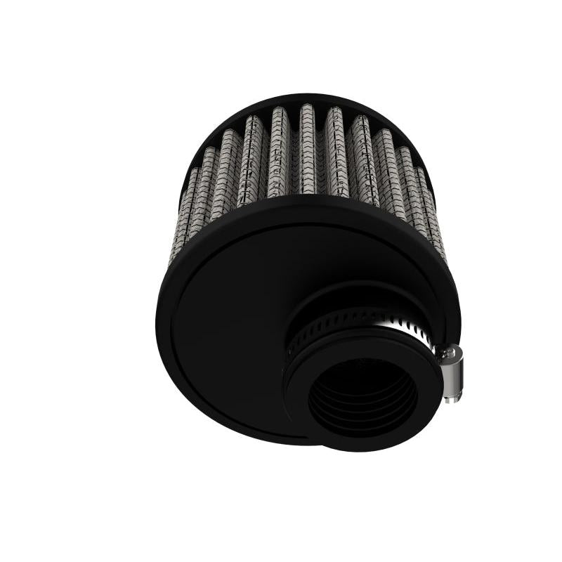 aFe MagnumFLOW Crankcase Vent Filter 1.25F x 3.75B x 3.75T x 3H-SR1 Performance
