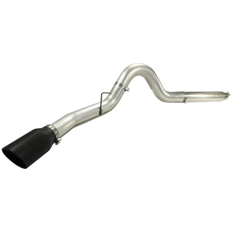 aFe MACHForce XP 5in DPF-Back Stainless Steel Exh Sys, Black tip,Ford Diesel Trucks 08-10 V8-6.4L-SR1 Performance