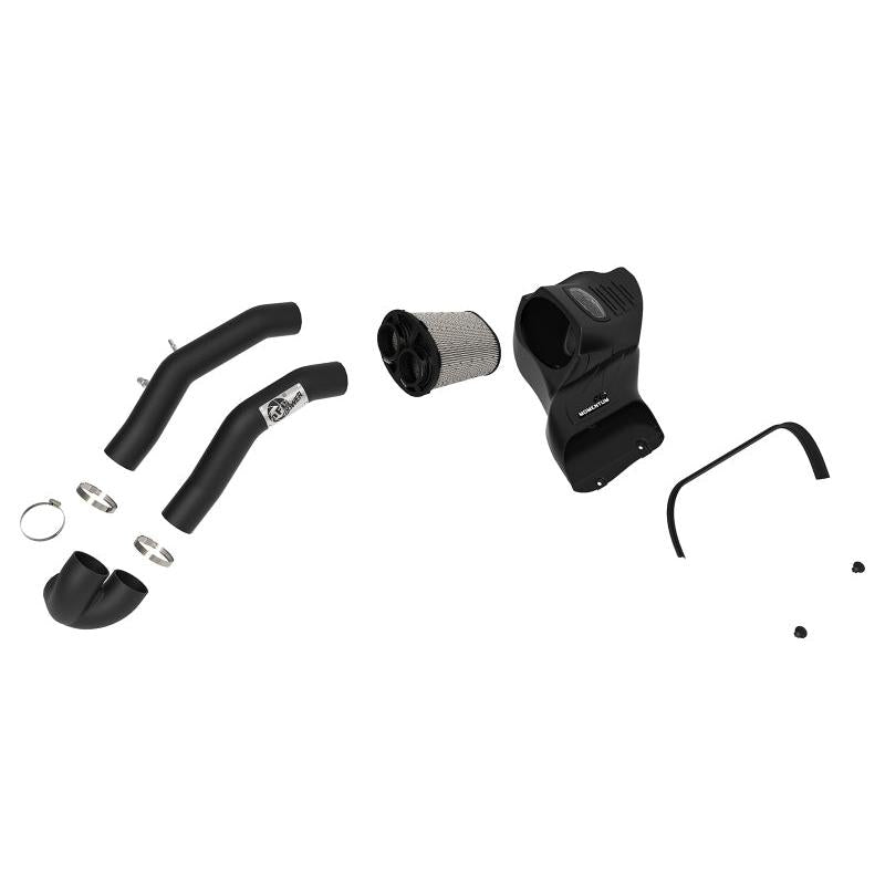 aFe Momentum XP Pro DRY S Cold Air Intake System w/ Black Aluminum Intake Tubes-SR1 Performance