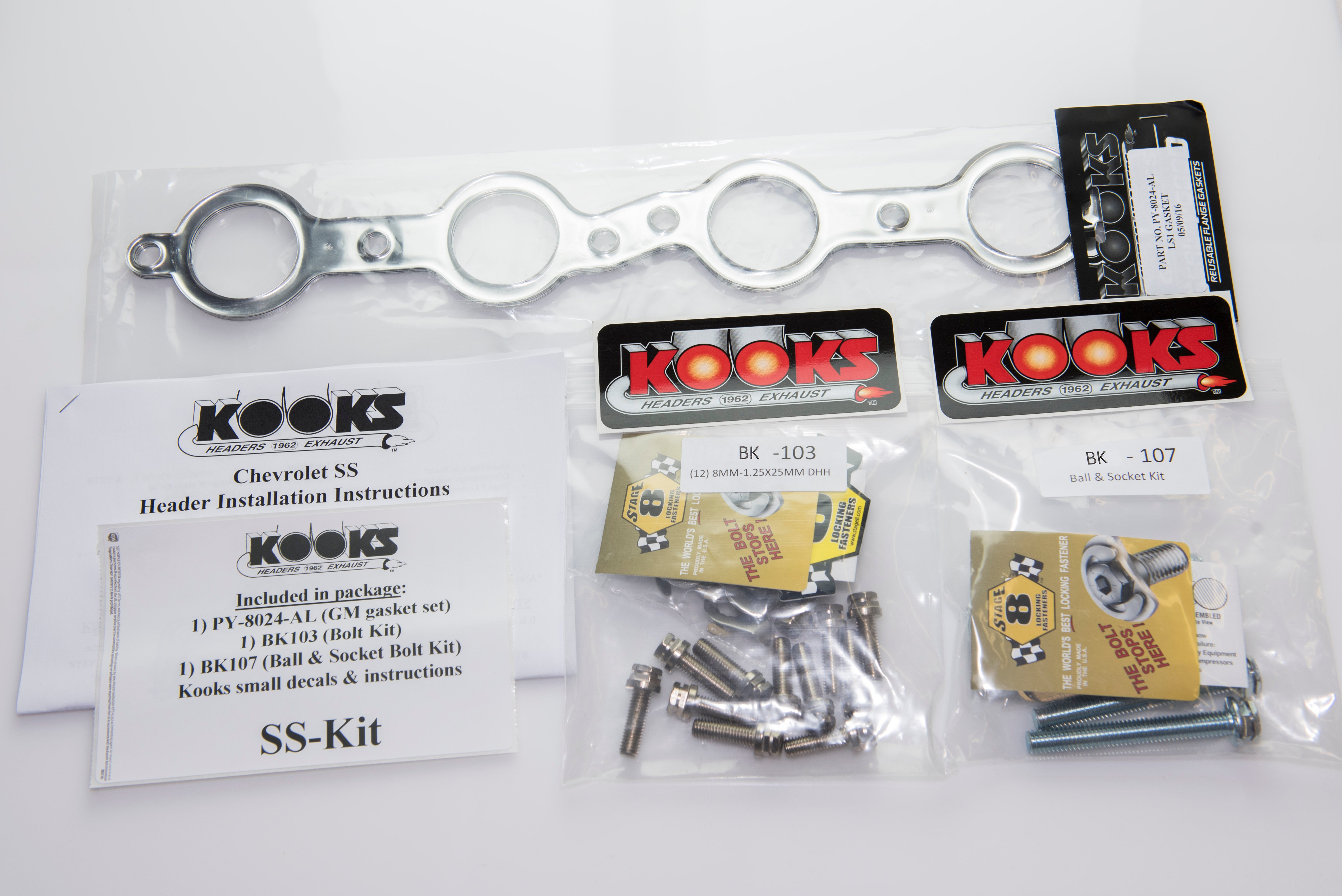 1-7/8" Stainless Headers. 2014-2017 Chevrolet SS.