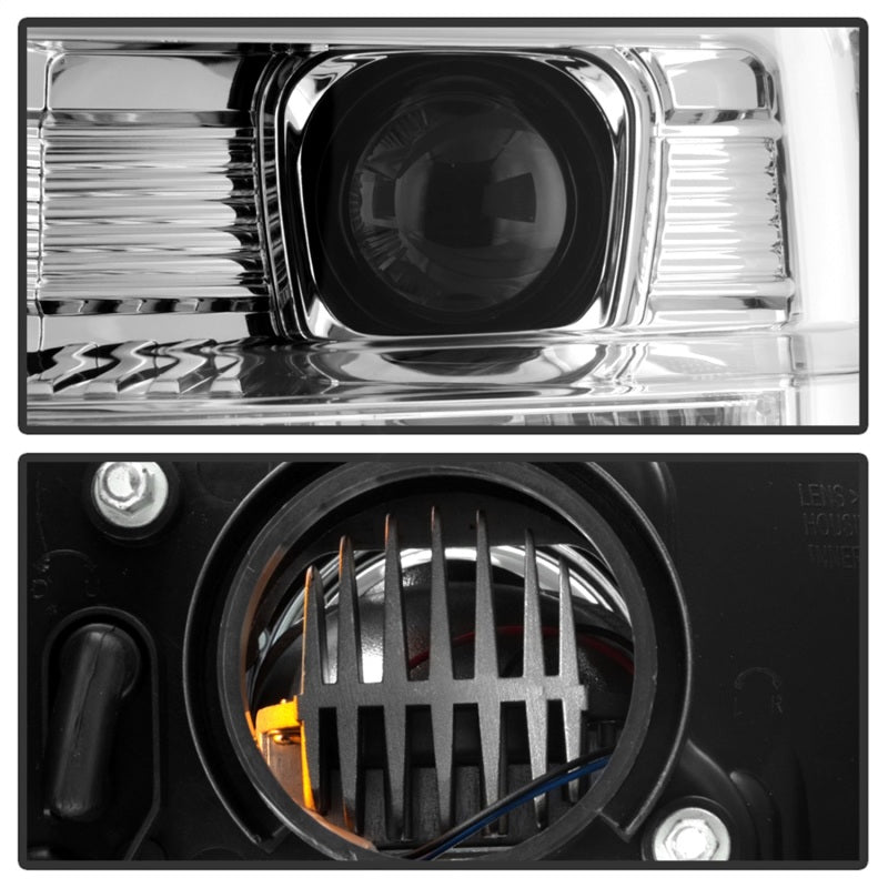 Spyder Ford F-250/350/450 08-10 V2 High-Power LED Headlights-Switch Back-Chrome PRO-YD-FS08PL-SBLB-C-SR1 Performance
