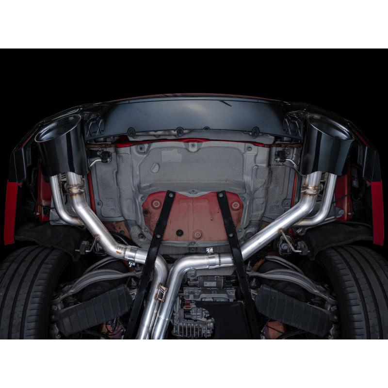 AWE Tuning 21-23 Audi C8 RS6/RS7 SwitchPath Cat-back Exhaust - Diamond Black Tips-SR1 Performance