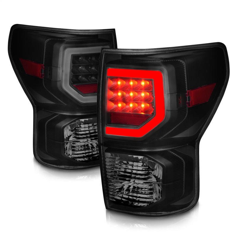 Anzo 07-11 Toyota Tundra Full LED Tailights Black Housing Smoke Lens G2 (w/C Light Bars)-SR1 Performance