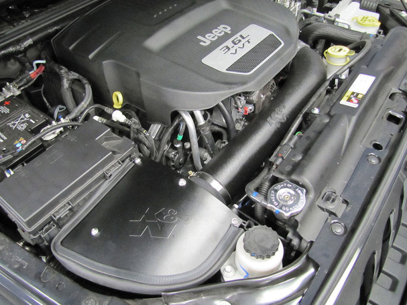 K&N 12-14 Jeep Wrangler V6 3.6L Performance Intake Kit-SR1 Performance