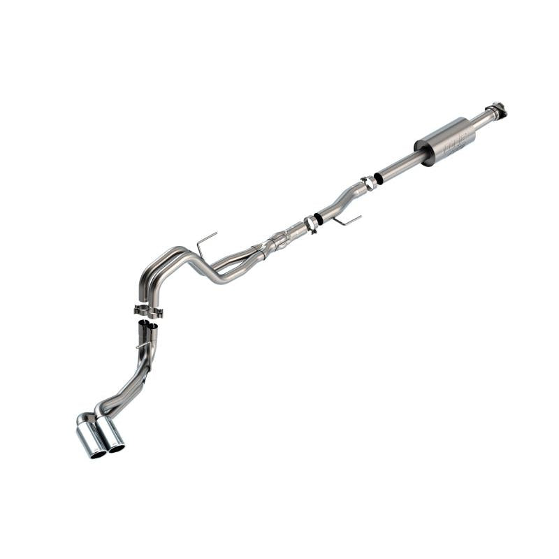 Borla F-150 2021 5.0L 4dr CC SB EC STB Lariat/KR/Platinum/LTD 3/2.25 DSE Cat-Back ATAK CHR Tips-SR1 Performance