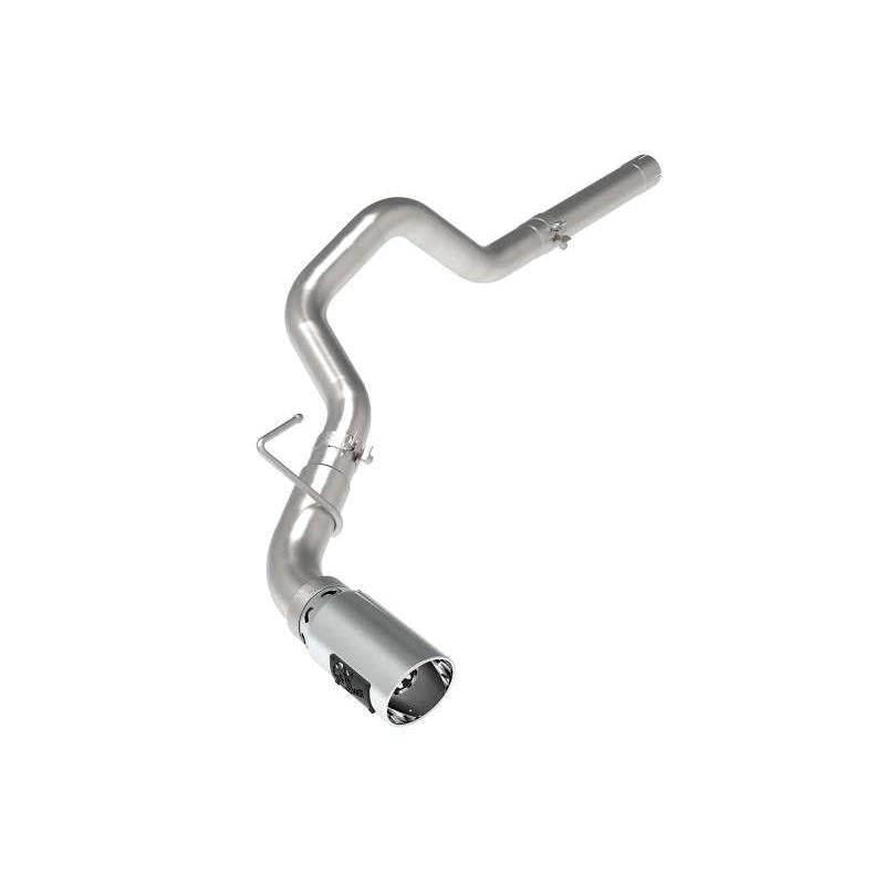 aFe Large Bore-HD 3in 409-SS DPF-Back Exhaust System w/ Polished Tip 14-19 RAM 1500 V6 3.0L (td)-SR1 Performance