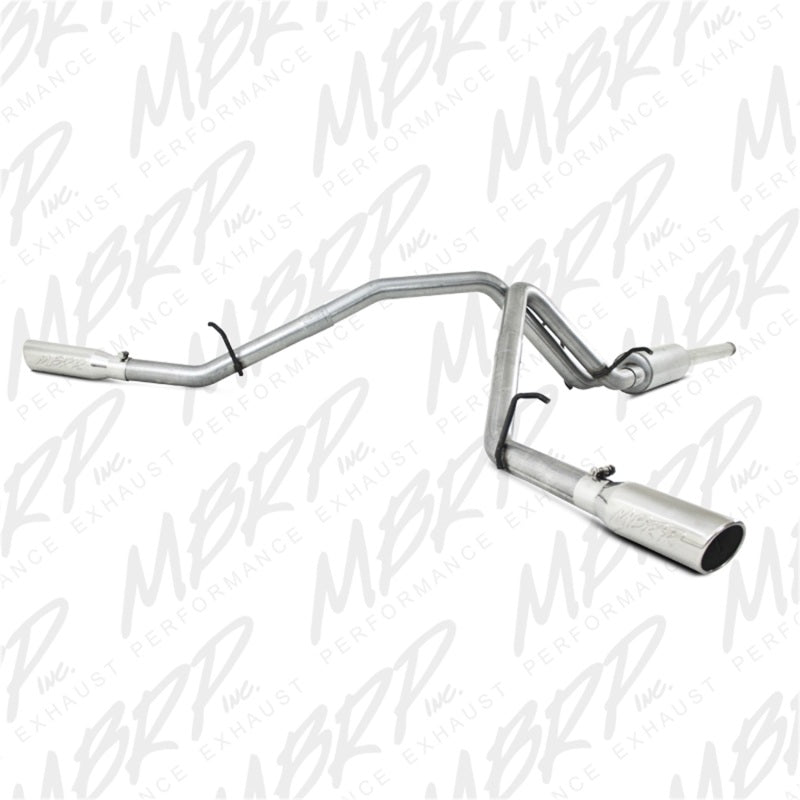 MBRP 2009 Chev/GMC 1500 4.8/5.3L EC/CC (excluding 8 bed) Cat Back Dual Split Side-SR1 Performance