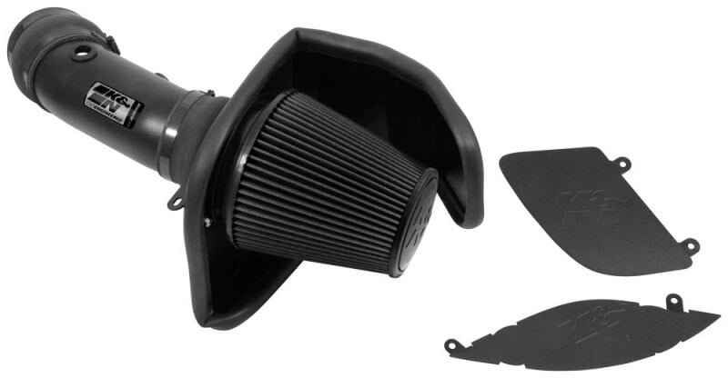 K&N 17-23 Dodge Charger/Challenger Hellcat SC 6.2L V8 DRYFLOW Performance Air Intake System-SR1 Performance