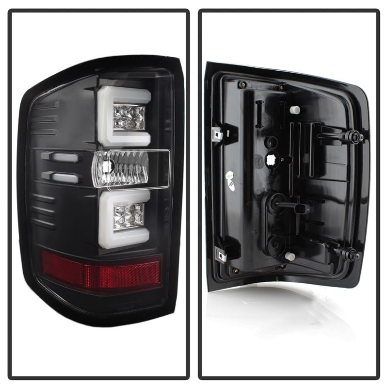 Spyder Chevy Silverado 2016-2017 Light Bar LED Tail Lights - Black ALT-YD-CS16-LED-BK-SR1 Performance