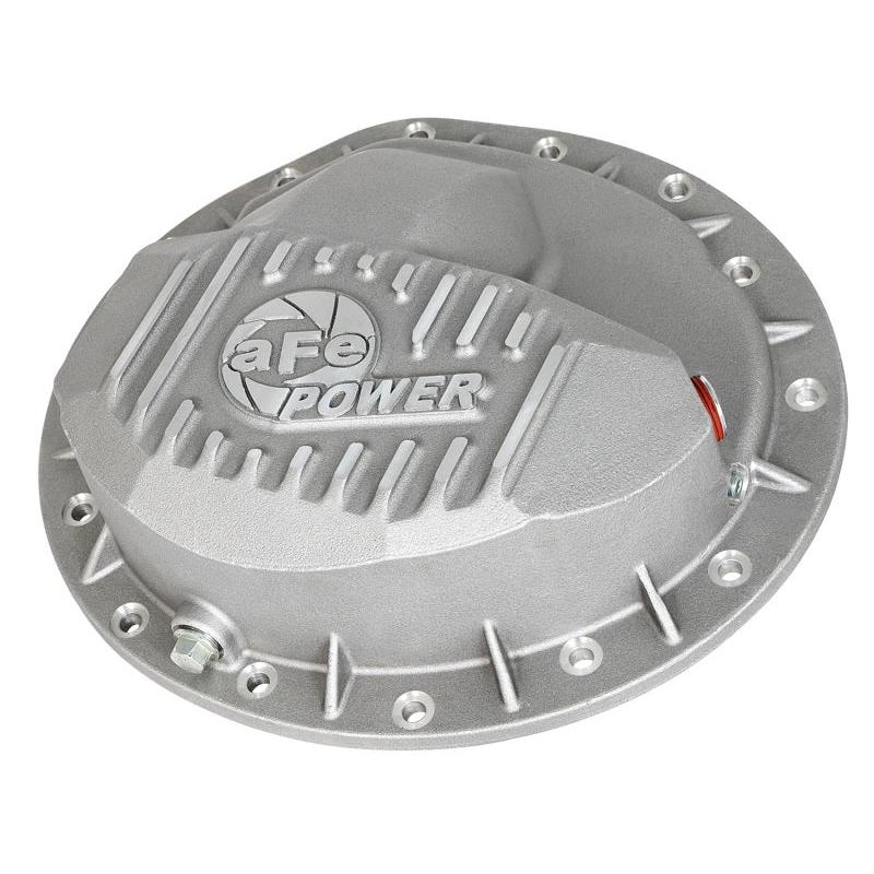afe Front Differential Cover (Raw; Street Series); Dodge Diesel Trucks 03-12 L6-5.9/6.7L (td)-SR1 Performance