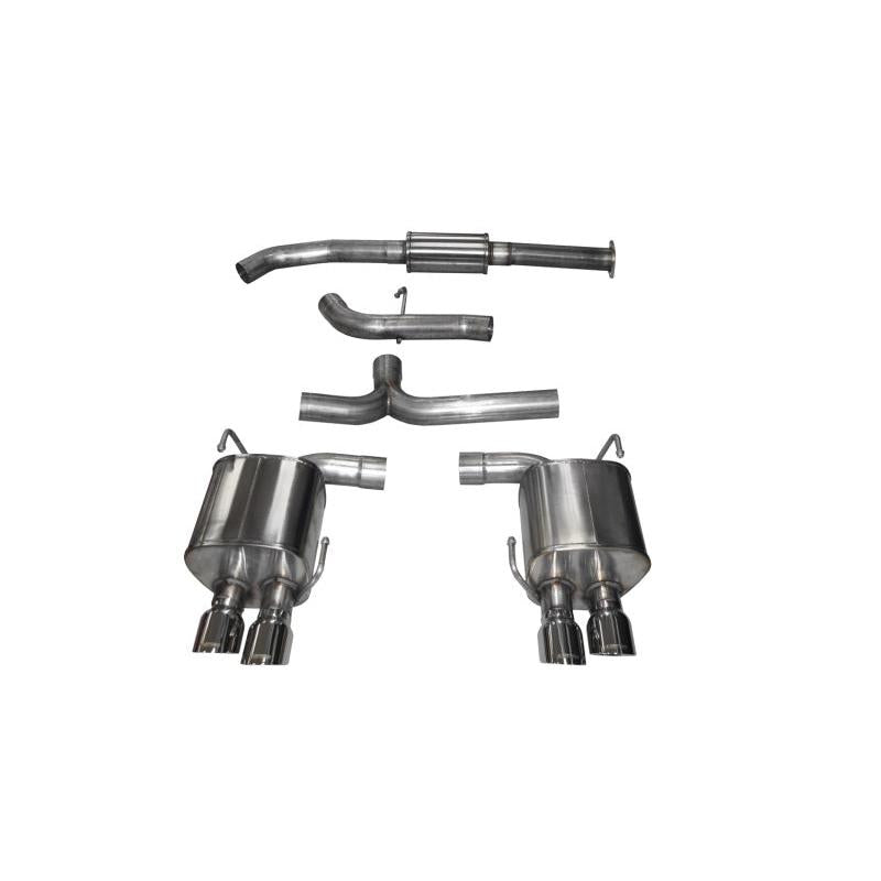 Corsa 2015-2021 Subaru WRX Cat Back Exhaust Polished Quad 3.5in Tips Sport-SR1 Performance
