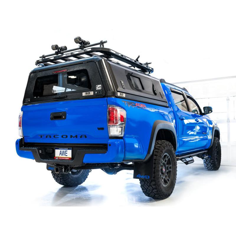 AWE 2016-2022 Toyota Tacoma 0FG Exhaust with BashGuard - No Tips-SR1 Performance