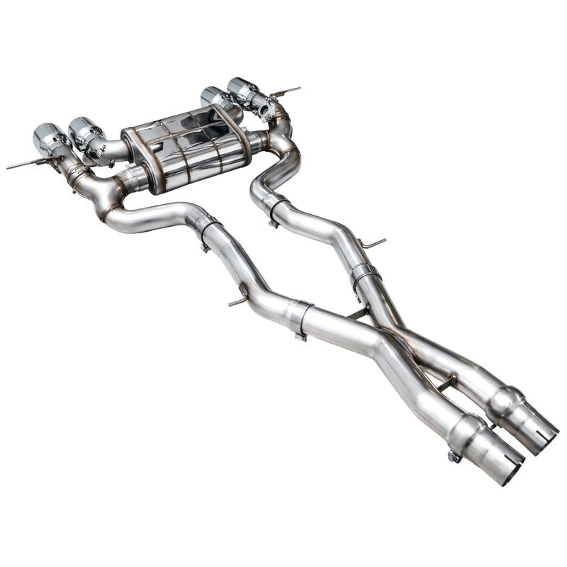 AWE Tuning 23-24 BMW G87 M2 SwitchPath Edition Exhaust - Chrome Silver Tips-SR1 Performance