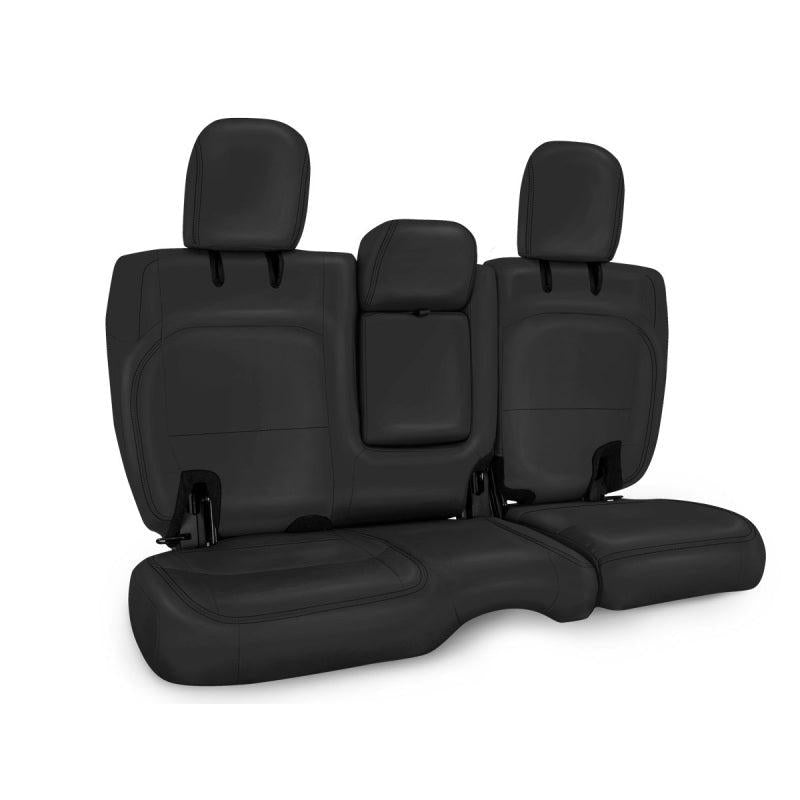 PRP 2018+ Jeep Wrangler JLU/4 door Rear Bench Cover with Leather Interior - All Black-SR1 Performance