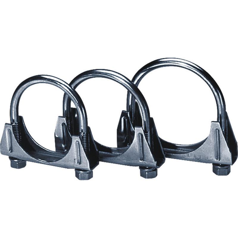 Borla Universal 2-1/2in Stainless Saddle Clamps-SR1 Performance