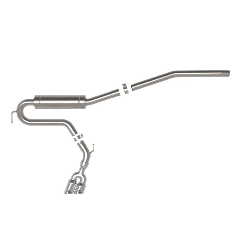 aFe 22-23 Ford Maverick EcoBoost L4 2.0L(t) Rebel Series 2-1/2in 304 SS Cat-Back w/ Polished Tip-SR1 Performance